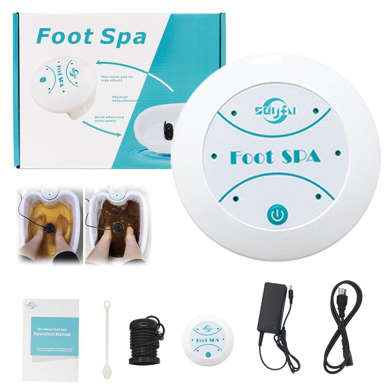 🦶💧 Ionisches Fußbad-Gerät – 50% Rabatt! Detox in Salon-Qualität, regt Durchblutung an, unterstützt Zellenergie – Tragbares Home-Spa 🎁