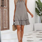 👗🎉 LETZTER TAG DER AKTION: 50% RABATT! Damenkleid mit Schleife und geometrischem Muster – Elegant, feminin & perfekt für festliche Anlässe ✨