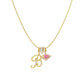 💖 LETZTER TAG – 50 % RABATT ✨ 3-lagige Anhänger-Halsketten mit Initialen A-Z 🎀 | Personalisiert & elegant