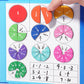 🧩 🎨 Magnetisches Bruchpuzzle für Kinder – Fördert Feinmotorik, Buntes Design & Sicheres Spielen ✨