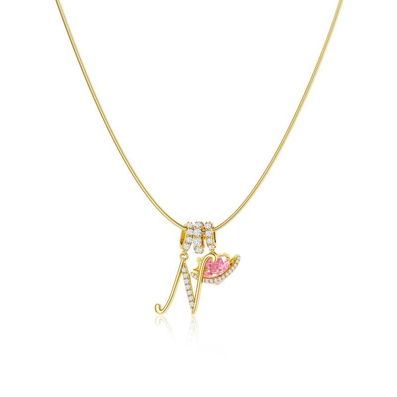 💖 LETZTER TAG – 50 % RABATT ✨ 3-lagige Anhänger-Halsketten mit Initialen A-Z 🎀 | Personalisiert & elegant