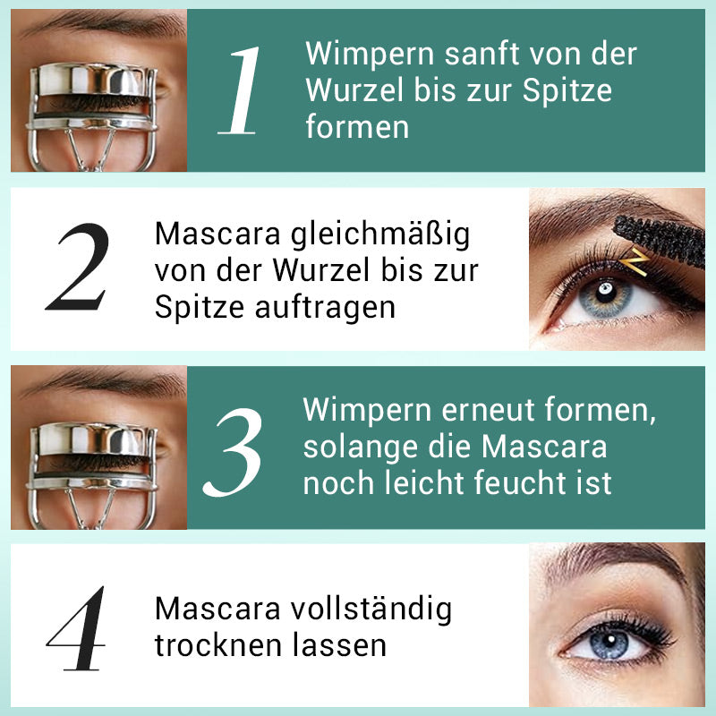 🎁Letzter Tag – Kaufe 1 bekomme 1 gratis⏰Ultimative wasserfeste & schweißfeste Mascara für Länge und Schwung💦