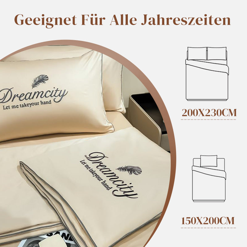 🛏️❄️ 50% RABATT! Atmungsaktives & kühlendes 4-teiliges Bettdecken-Set – Intelligente Temperaturregulierung, ganzjährig ideal für erholsamen Schlaf 🌙