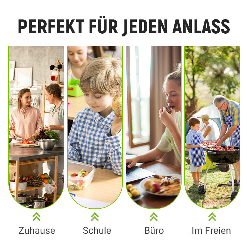 ♻️ Wiederverwendbare, verschließbare Aufbewahrungsbeutel aus Aluminiumfolie 🥬
