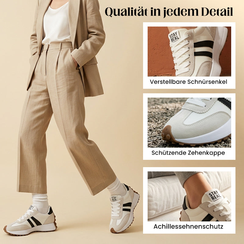 👟 LIMITIERTES ANGEBOT: 50% RABATT! 🌈 Damen-Platform-Sneaker – Klobiges Retro-Design, 4 cm Absatz & Rutschfest ✨