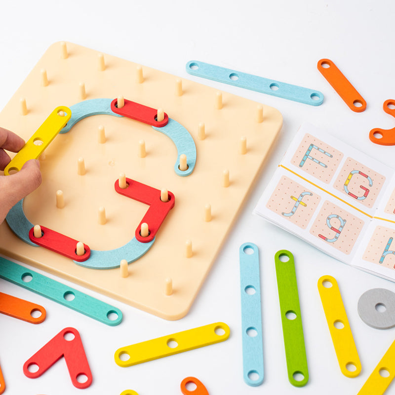 🔥Heißer Verkauf 50% 0FF🔥Montessori-Steckbrettpuzzle 🎅Weihnachtsgeschenkidee!🎁Kostenloser Versand