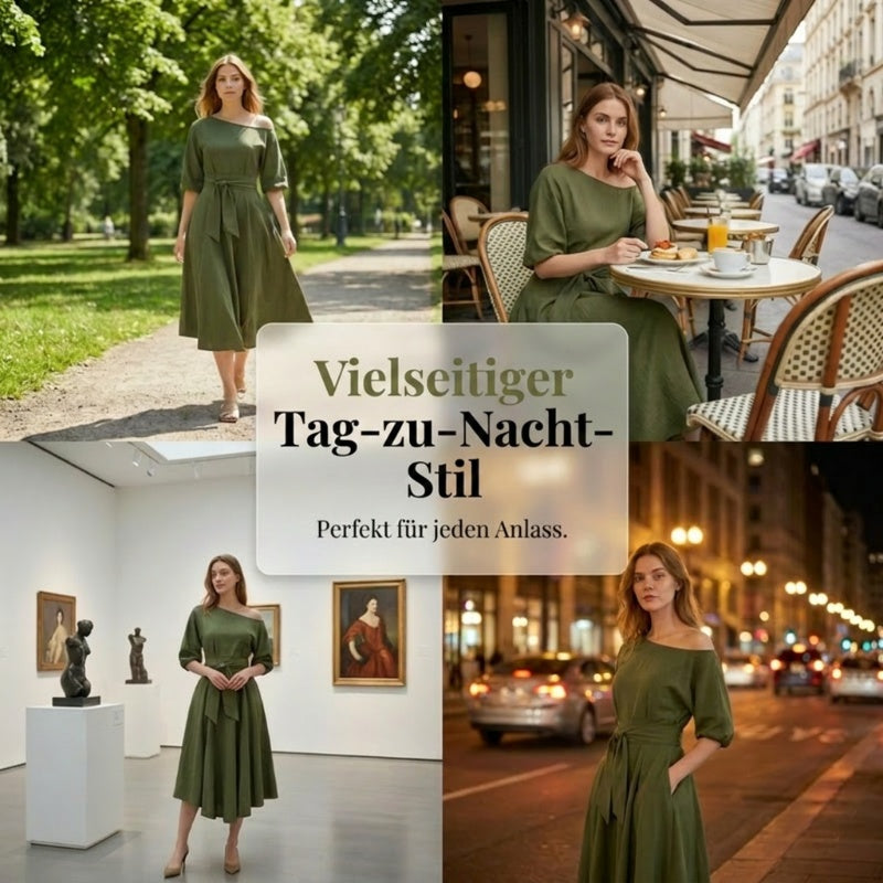 👗✨ ELEGANTES EINFARBIGES KLEID FÜR DAMEN – 50% RABATT! Zeitlose Eleganz, vielseitiger Schnitt & perfekt für Büro, Date oder festliche Anlässe