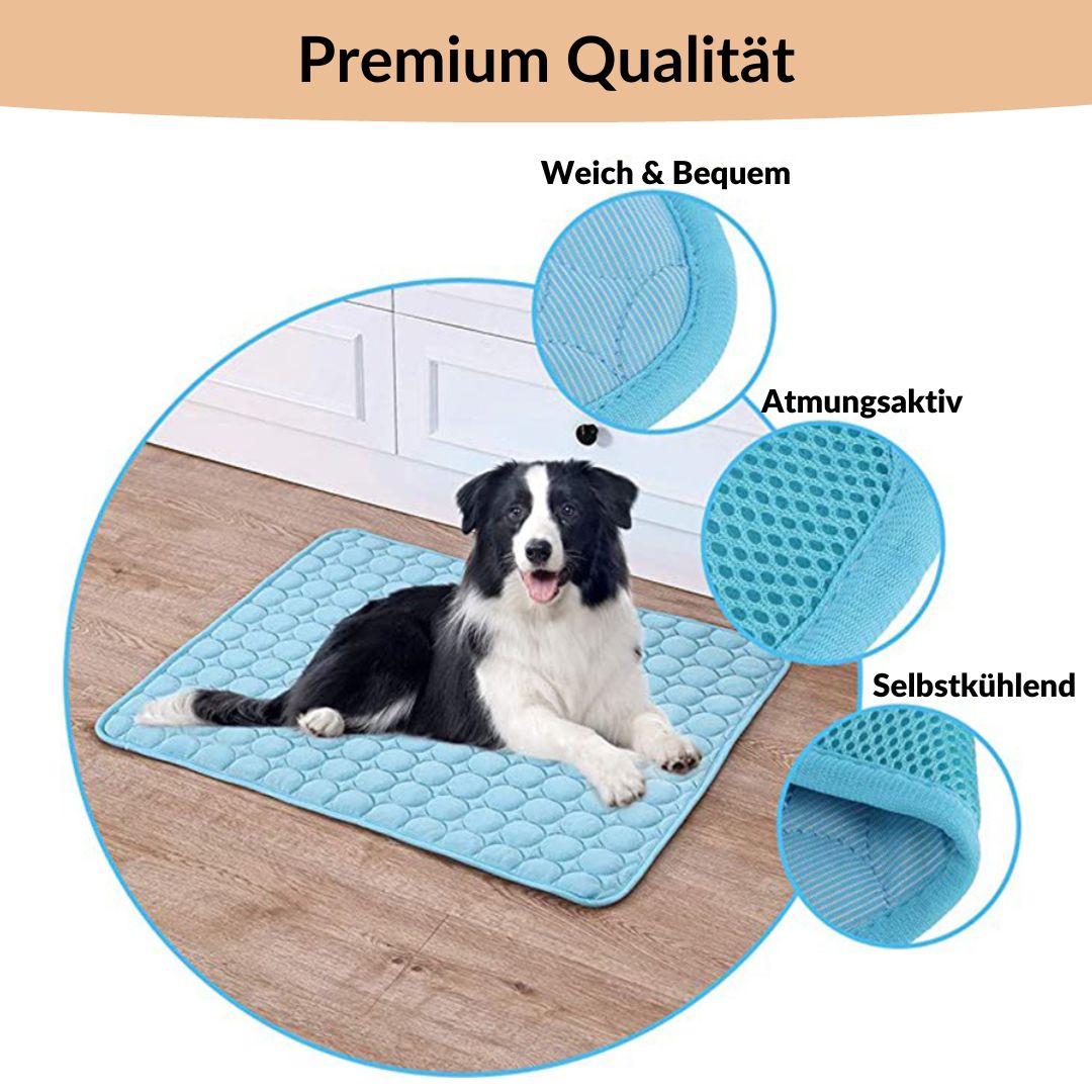 🐾❄️ 50% RABATT! Premium Kühlmatte für Hunde & Katzen – „Ice Silk“, atmungsaktiv, waschbar & in Farbverläufen – Perfekt für Sommer, Auto & Zuhause ✨