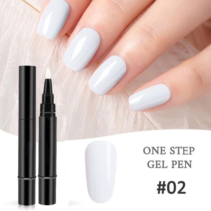 ⏳1 Kaufen, 1 Gratis ! ✨ Ein-Schritt-Nagellackstift • Gratis Mini-UV-Nagellampe