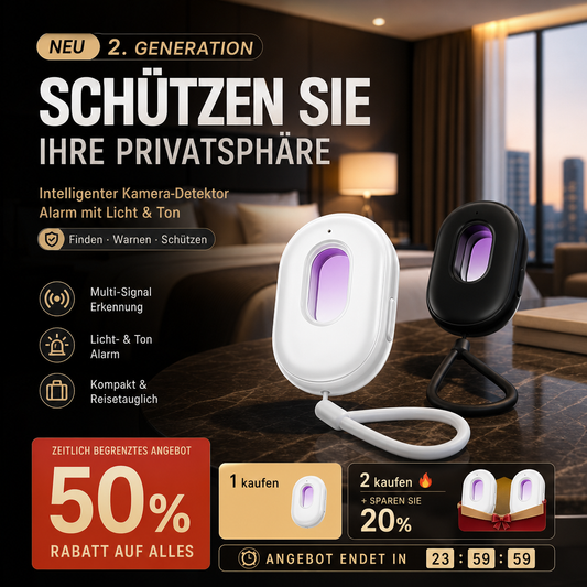 🔥🎁 1+1 GRATIS!! 🥳🔍 Kompakter Infrarot-Kameradetektor – Versteckte Kameras Entdecken, Hohe Empfindlichkeit & Tragbares Design 🔒