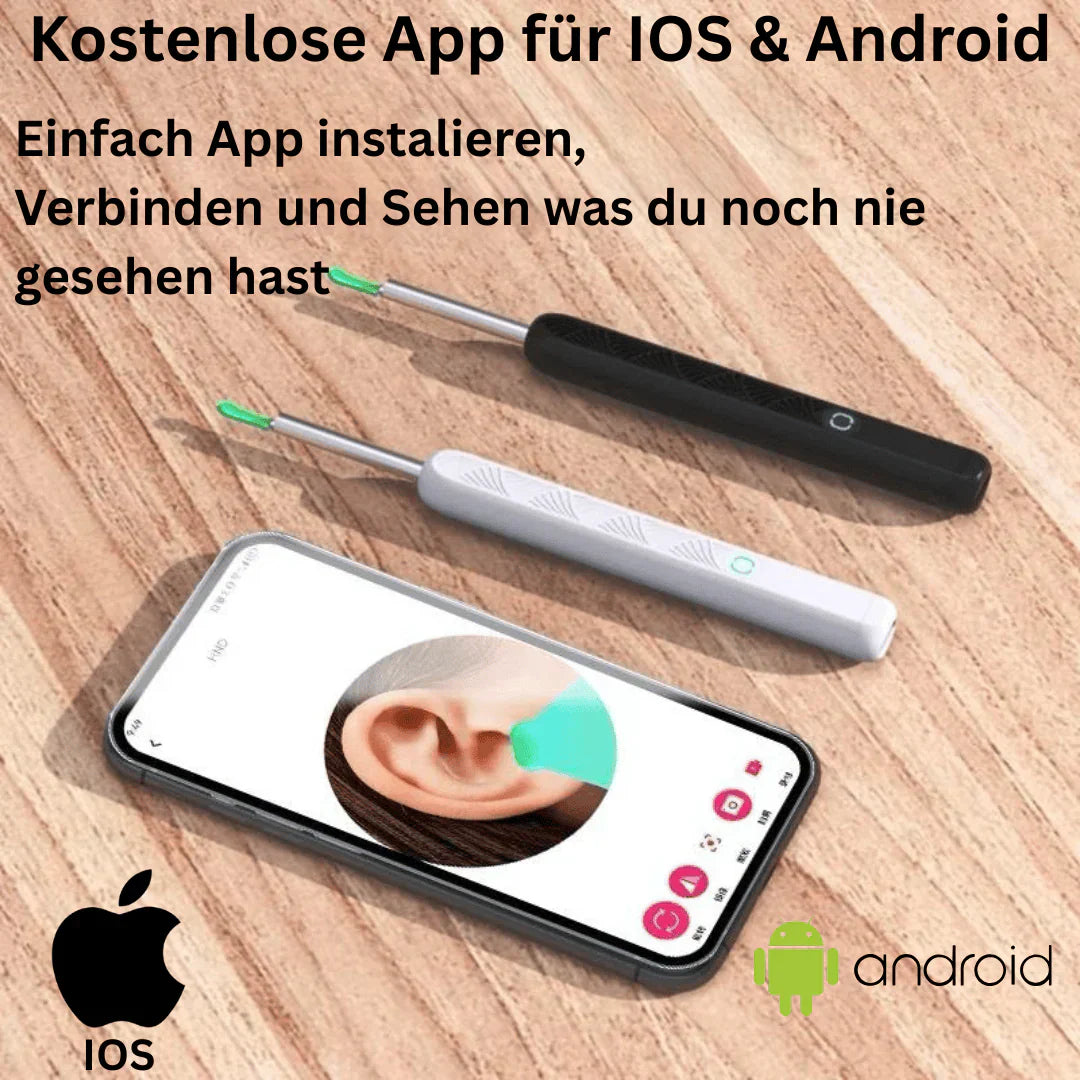 ✨✨🏆💥Intelligenter wasserdichter visueller Ohrenschmalzentferner