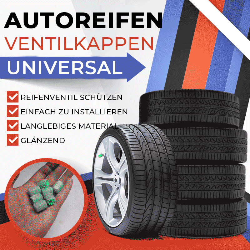 🎁 Heißer Verkauf 50% Rabatt💥Universelle Ventilkappen Für Autoreifen,4Stück