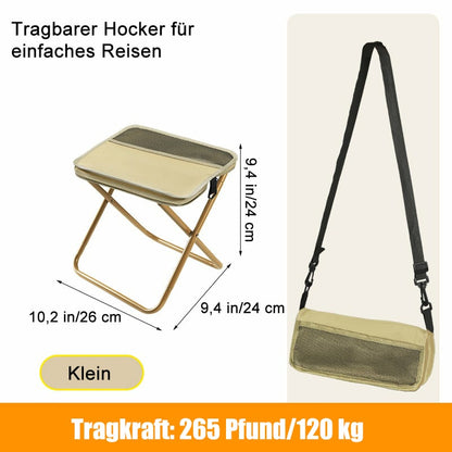 ⏰Letzter Tag: 50% Rabatt!🔥🪑Ultraleichter Klapphocker – Trägt bis zu 120 kg