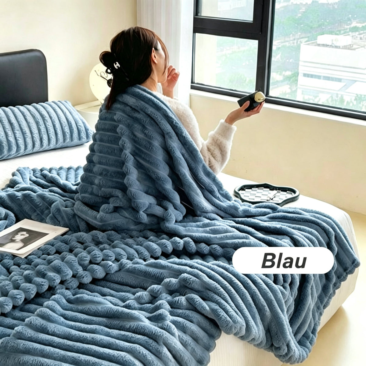 💥🎁Herbst-Sonderangebot: 50% Rabatt!🛋️🛏️Dicke Plüschdecke mit Kaninchenmotiv und Milchvelours-Bezug🫧Kuscheln Sie sich in ultimativen Komfort🫧