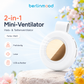 🌬️🔥 NUR NOCH WENIGE EXEMPLARE – 50% RABATT! Whirlwind Clip Waist Neck Fan – 2-in-1 Clip-On & tragbar, freihändige Kühlung überall ✨
