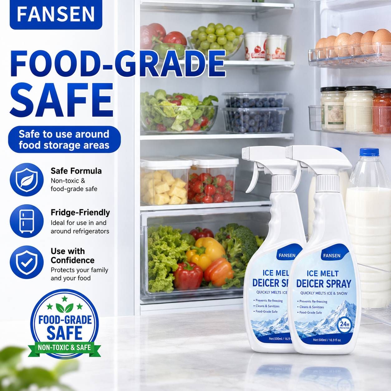 🧊🎁 SOMMER-SONDERANGEBOT: 50% RABATT! Sprühmittel zum Abtauen des Kühlschranks – Schnell & einfach – Perfekt für Kühl- & Gefrierschränke ✨