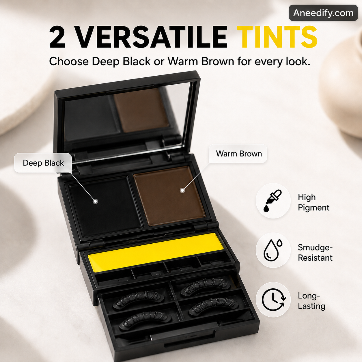 3-in-1 Quick Eye Makeup Stamp Set—Easily Create Lower Eyelid Makeup Looks