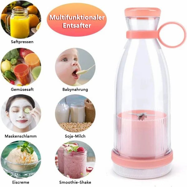 🥤🍊 50% RABATT! Bestseller Tragbarer Entsafter – Frischer Saft aus Früchten, Shakes & mehr – Perfekt für unterwegs ✨