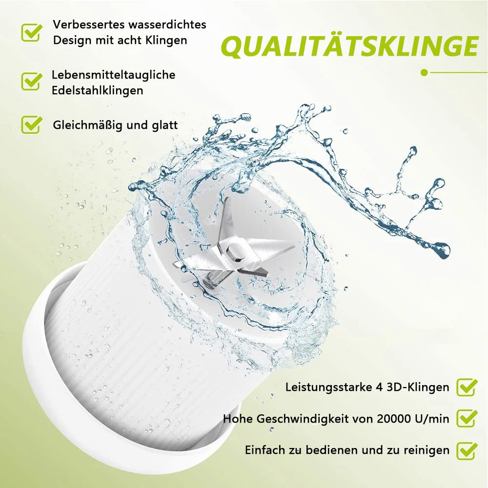 🥤🍊 50% RABATT! Bestseller Tragbarer Entsafter – Frischer Saft aus Früchten, Shakes & mehr – Perfekt für unterwegs ✨