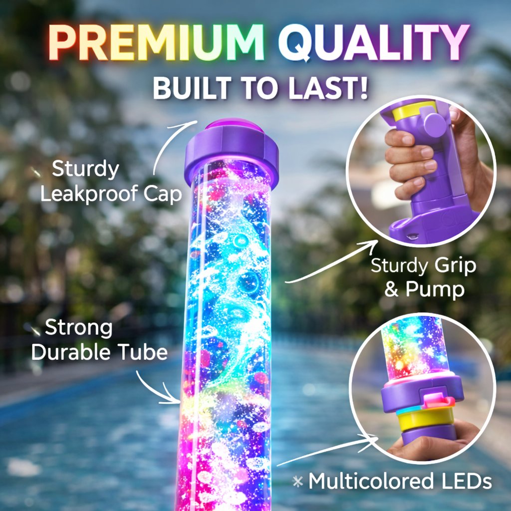 🔫🌈 50% RABATT! Leuchtende Regenbogen-LED-Wasserpistole | Sommerlicher Spaß, der wie von Zauberhand zum Leben erwacht! ✨
