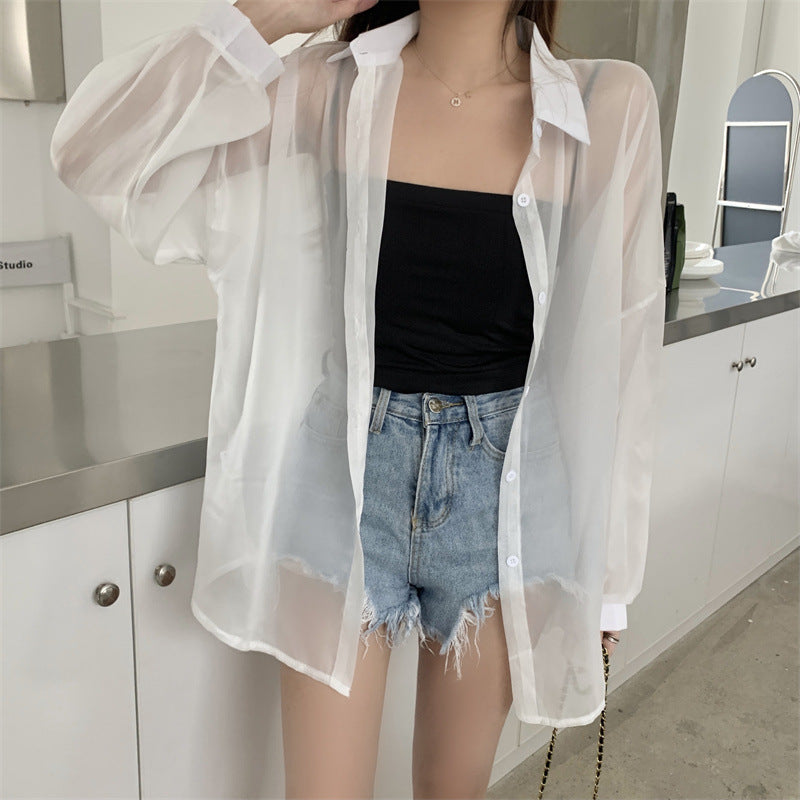 👕☀️ 50% RABATT! Durchsichtiges Mesh-Sonnenschutz-Shirt für Frauen – Leicht, atmungsaktiv & ideal für Strand, Sport & heiße Tage 🏖️✨
