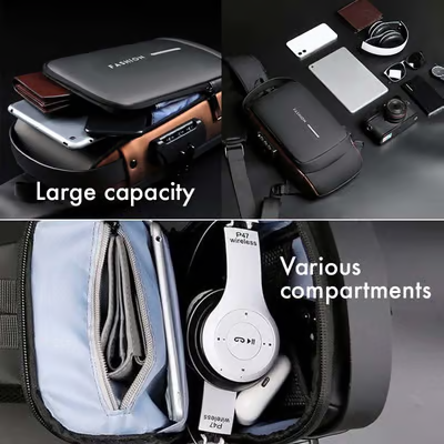 🎒🔥 HEISSER VERKAUF! Sporttragetasche mit USB-Ladefunktion – Diebstahlsichere Umhängetasche für unterwegs ✨