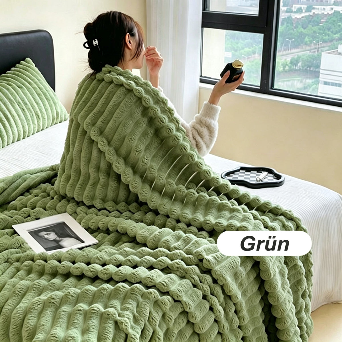 💥🎁Herbst-Sonderangebot: 50% Rabatt!🛋️🛏️Dicke Plüschdecke mit Kaninchenmotiv und Milchvelours-Bezug🫧Kuscheln Sie sich in ultimativen Komfort🫧
