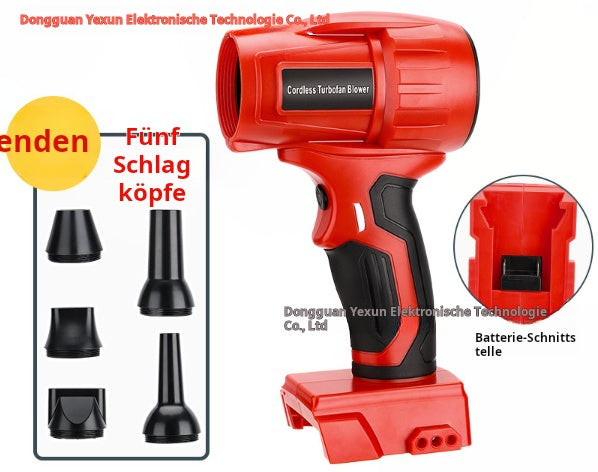 🌬️🔋 50% RABATT! Akku Gebläse – 50.000 U/min, kabellos & nur 0,8 kg – Inkl. 2× 5500 mAh Akkus & Lader – Ideal für Auto, PC, Laub & Schnee ✨