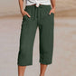 👖✨ Leichte Damen-Capri mit Falten & verstellbarem Bund – 50% RABATT! Premium-Qualität für den Alltag