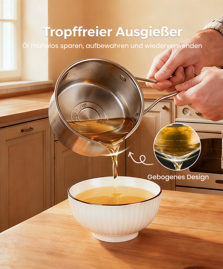 🥳HEISSER SALE 2026🥳💞50.000+ VERKAUFT!👵❤️ Multifunktionale Fritteuse aus Edelstahl 304