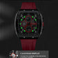 ⌚️🌈 Cyberpunk Futuristischer Stil – Multifunktionale Quarzuhr für Männer – Neon-Details, Luminous, Edelstahl