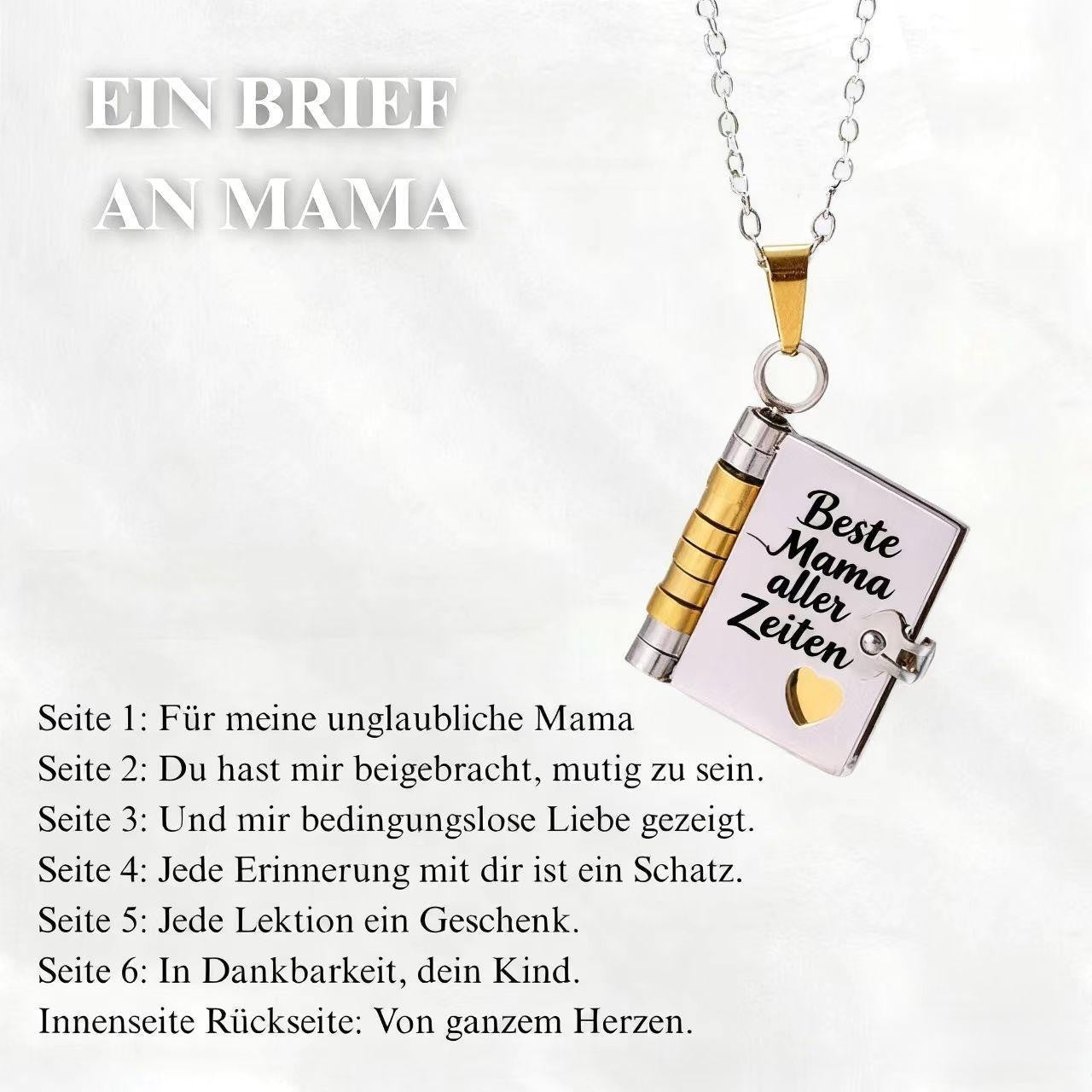 💖📖 50% RABATT! Herz-Buch-Halskette Aufklappbar – Besonderes Geschenk für Familie & Liebste ✨