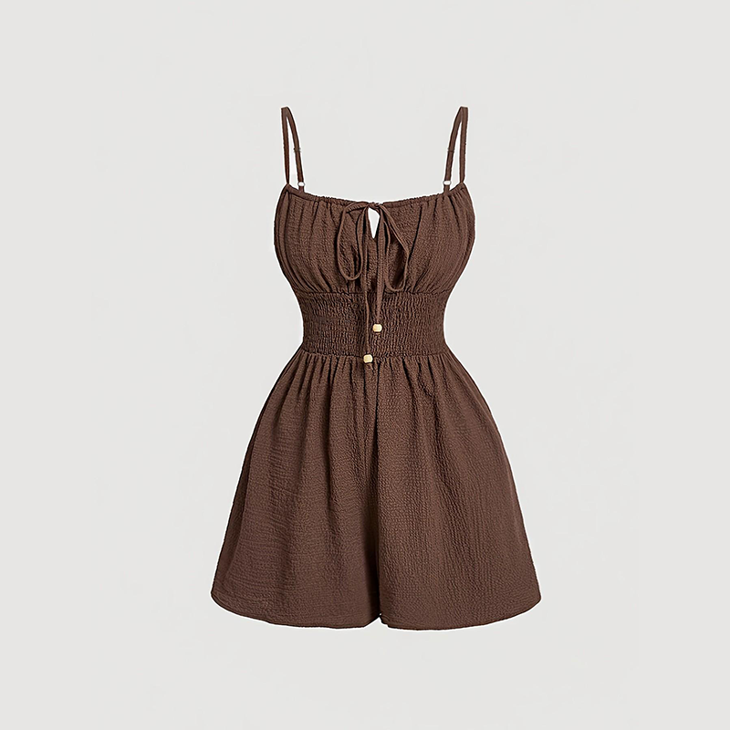 👖✨ 50% RABATT! Damen Jumpsuit aus strukturiertem Crinkle-Stoff – Lässig, luftig & perfekt für Sommer & Stadt 🌿