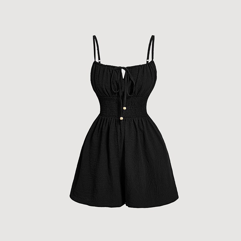 👖✨ 50% RABATT! Damen Jumpsuit aus strukturiertem Crinkle-Stoff – Lässig, luftig & perfekt für Sommer & Stadt 🌿