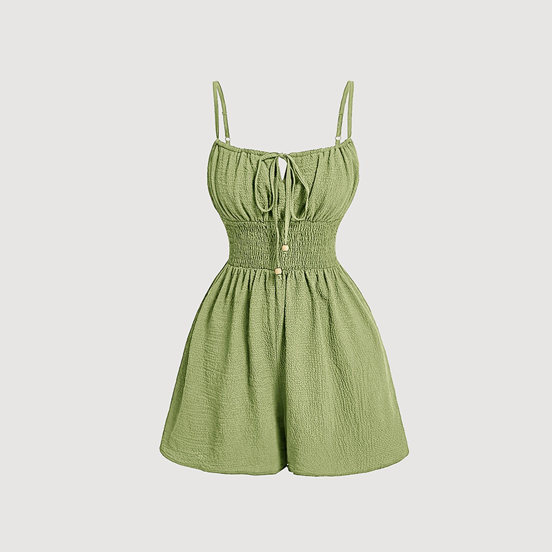 👖✨ 50% RABATT! Damen Jumpsuit aus strukturiertem Crinkle-Stoff – Lässig, luftig & perfekt für Sommer & Stadt 🌿