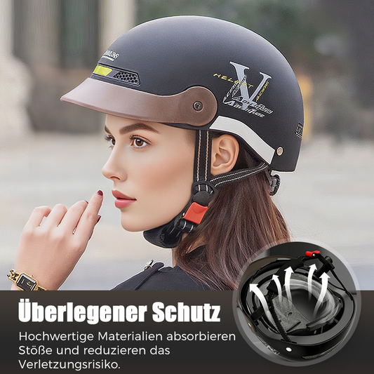 ⏳Begrenzte Zeit 60% Rabatt💥🛡️Atmungsaktiver, leichter und stoßfester Motorradhelm🏍️