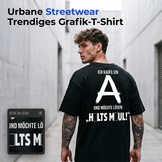 👕✨ 50% RABATT! Herren-Kurzarm-T-Shirt mit Rückenaufdruck – Weich, atmungsaktiv & stylisch – Perfekt für Alltag, Freizeit & Sommer 🔥
