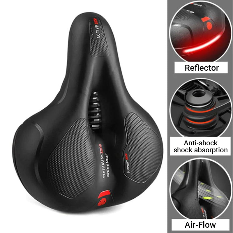 🚲💥 HEISSER VERKAUF – 50% RABATT! Bequemer & atmungsaktiver Fahrradsattel – Gel-Polster, Belüftungskanal & ergonomisch – Perfekt für lange Touren & Pendeln ✨