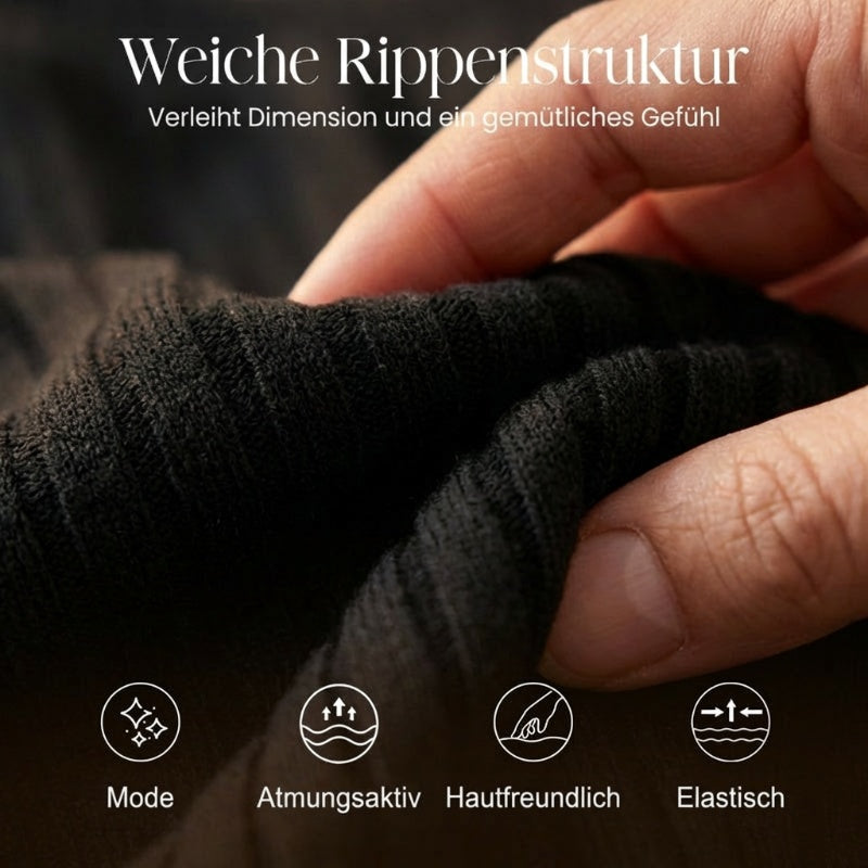 🔥 Jetzt 50% Rabatt! Damen Zweiteiler aus Rippstrick – Oberteil & Weite Hose für Sofort-Look