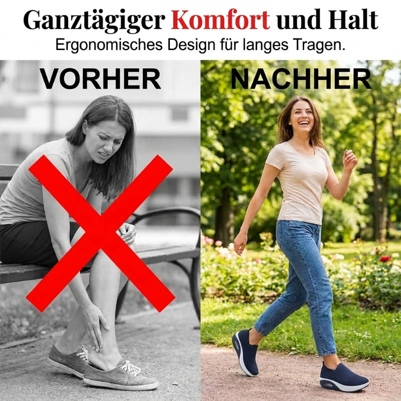 👟🏞️ 50% RABATT! Luftgepolsterte Slipper für Damen – Leicht & federnd, ideal für Spaziergänge und Wanderungen 🚶‍♀️
