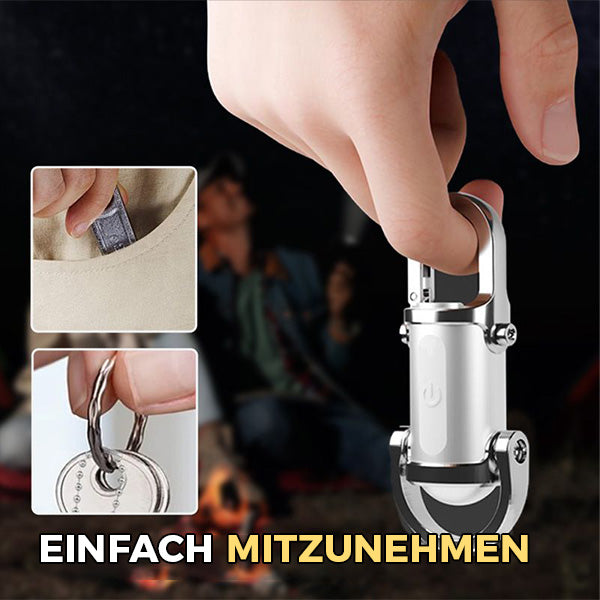 🔥Heißer Verkauf🔥1200LM Superhelle Mini-Schlüsselanhänger-Taschenlampe Wasserdicht