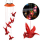 🦋✨ 50% RABATT! Kreative Solar-Windspiele mit Vogeldesign – Verschönern Sie Ihren Garten mit magischem Licht & sanftem Klingen ✨