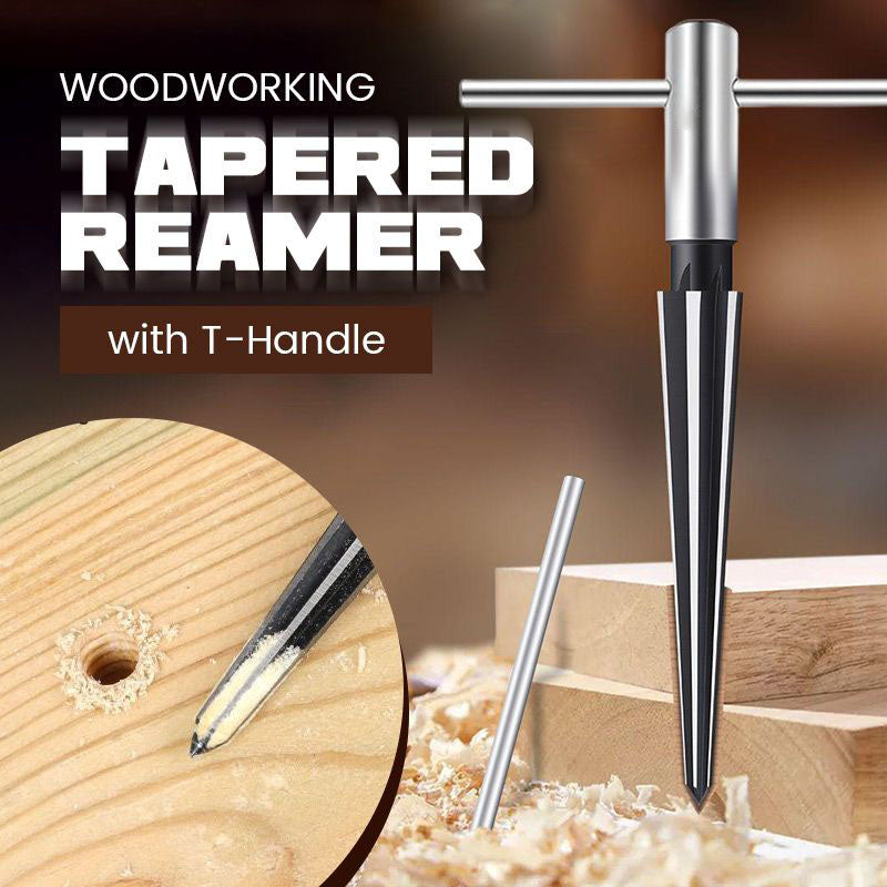 🔧⏳ BEGRENZTE ZEIT: 50% RABATT! Konische Reibahle mit T-Griff – Präzises Aufreiben von Löchern in Metall, Holz & Kunststoff ✨