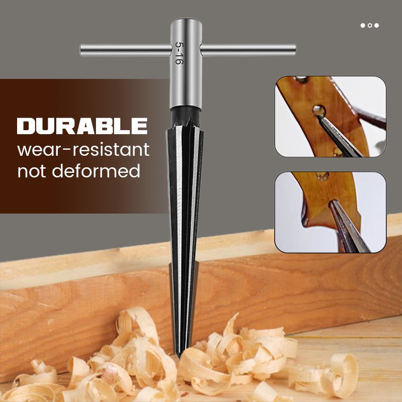 🔧⏳ BEGRENZTE ZEIT: 50% RABATT! Konische Reibahle mit T-Griff – Präzises Aufreiben von Löchern in Metall, Holz & Kunststoff ✨