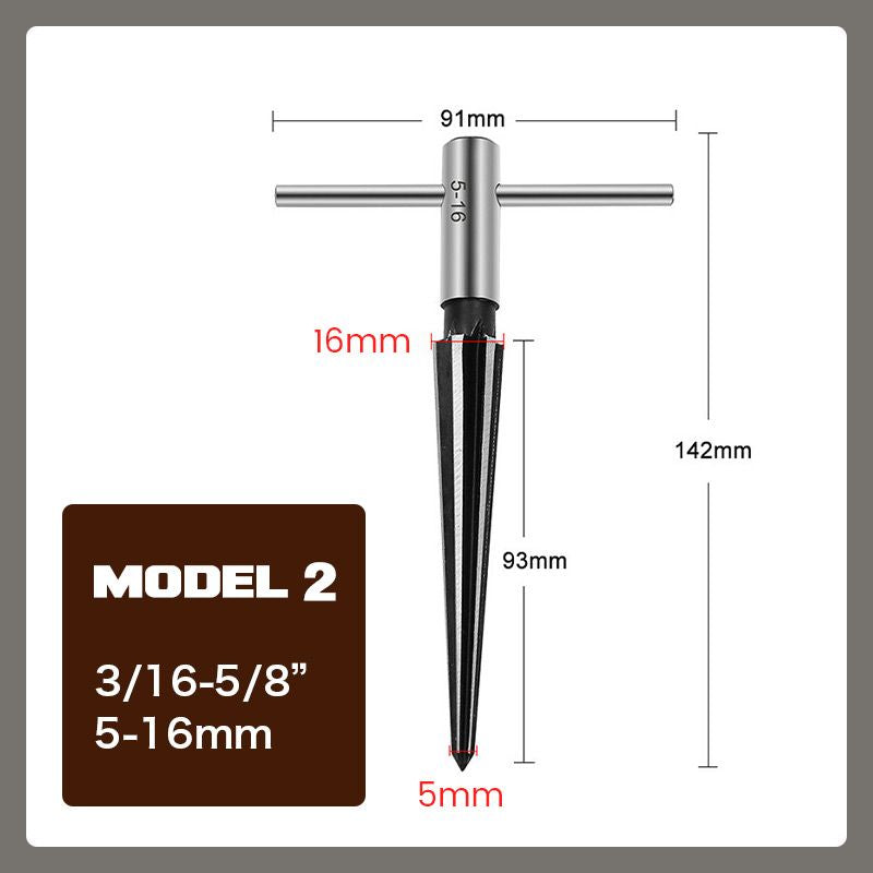 🔧⏳ BEGRENZTE ZEIT: 50% RABATT! Konische Reibahle mit T-Griff – Präzises Aufreiben von Löchern in Metall, Holz & Kunststoff ✨