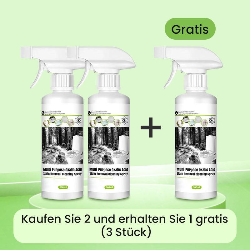 🌸✨Kaufen Sie 1 und erhalten Sie 1 gratis (2 Stück)🌸Mehrzweck-Oxalsäure-Fleckenentferner-Spray