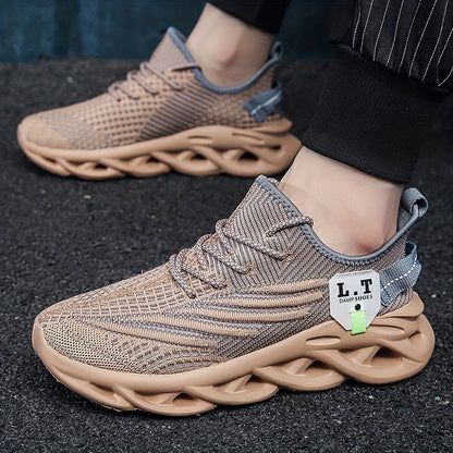 Leichte, atmungsaktive Herren-Laufschnürschuhe für Frühling und Sommer