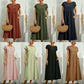👗✨ 50% RABATT! Einfarbiges, ärmelloses, lockeres Taschenkleid aus Baumwolle – Leicht, lässig & perfekt für den Sommer 🌞