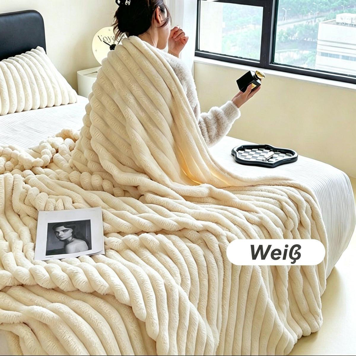 💥🎁Herbst-Sonderangebot: 50% Rabatt!🛋️🛏️Dicke Plüschdecke mit Kaninchenmotiv und Milchvelours-Bezug🫧Kuscheln Sie sich in ultimativen Komfort🫧