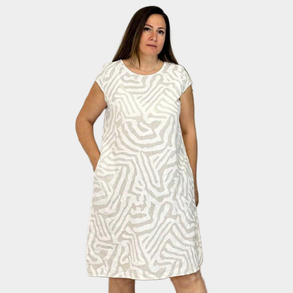 🎁57% zeitlich begrenzter Rabatt🌸Lässiges Boho-Vintage-Kleid mit Print🌈